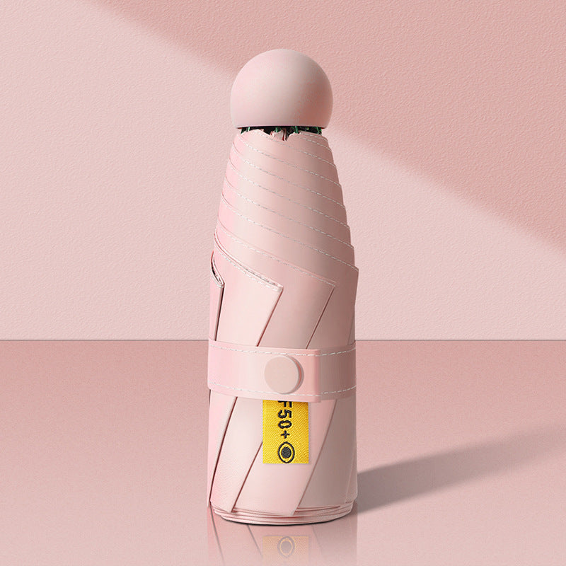 Women compact umbrella with protective case Kalsten