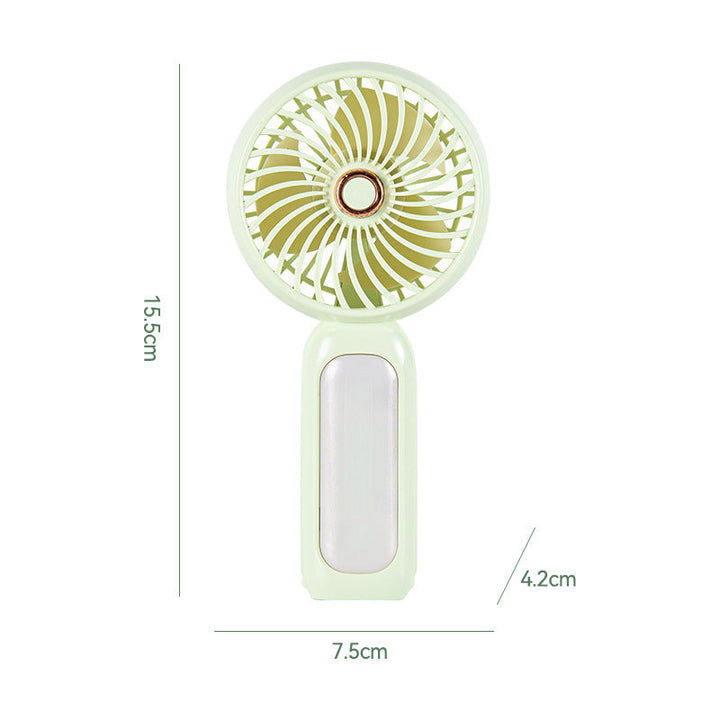 Women Portable Mini Hand Fan with LED Light Kalsten