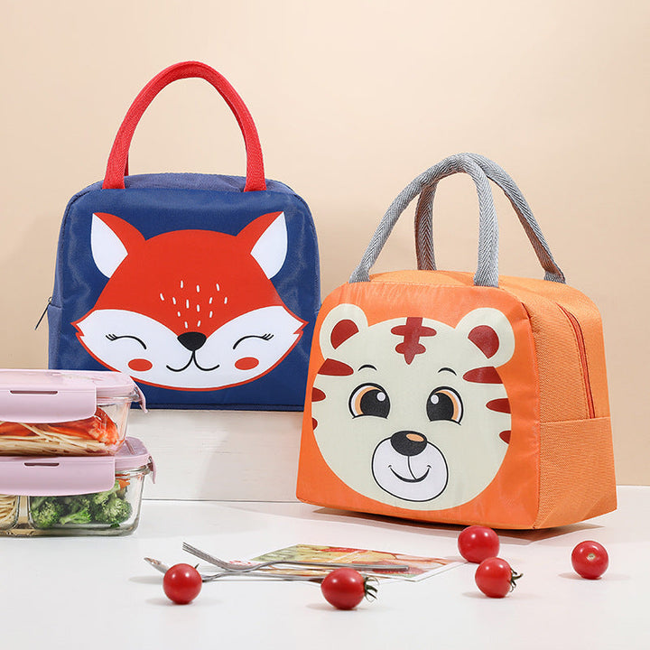 Insulated Lunch Bag with Playful Fox Design Kalsten