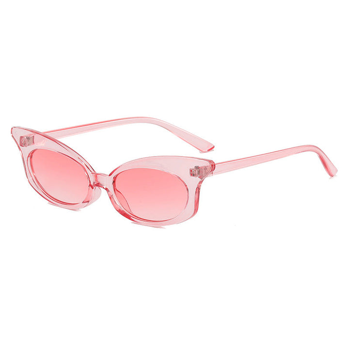 Women Cat-Eye Sunglasses with Transparent Frame and UV Protection Kalsten