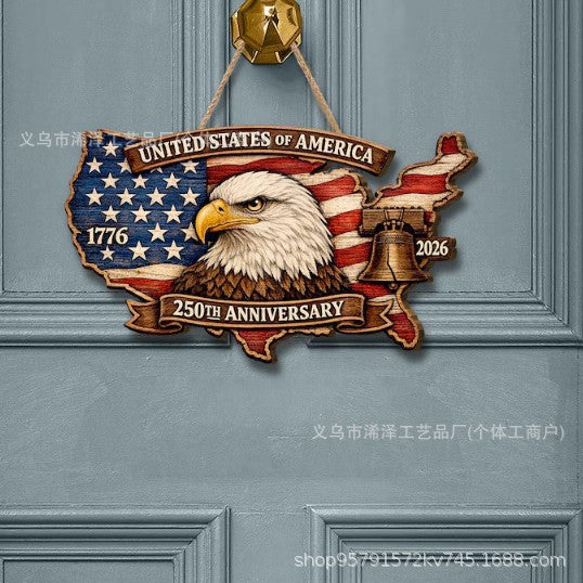 Unisex decorative anniversary bell with Statue of Liberty and bell relief Kalsten