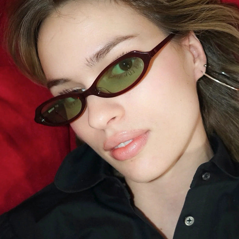 Ladies elegant sunglasses in stylish oval design Kalsten