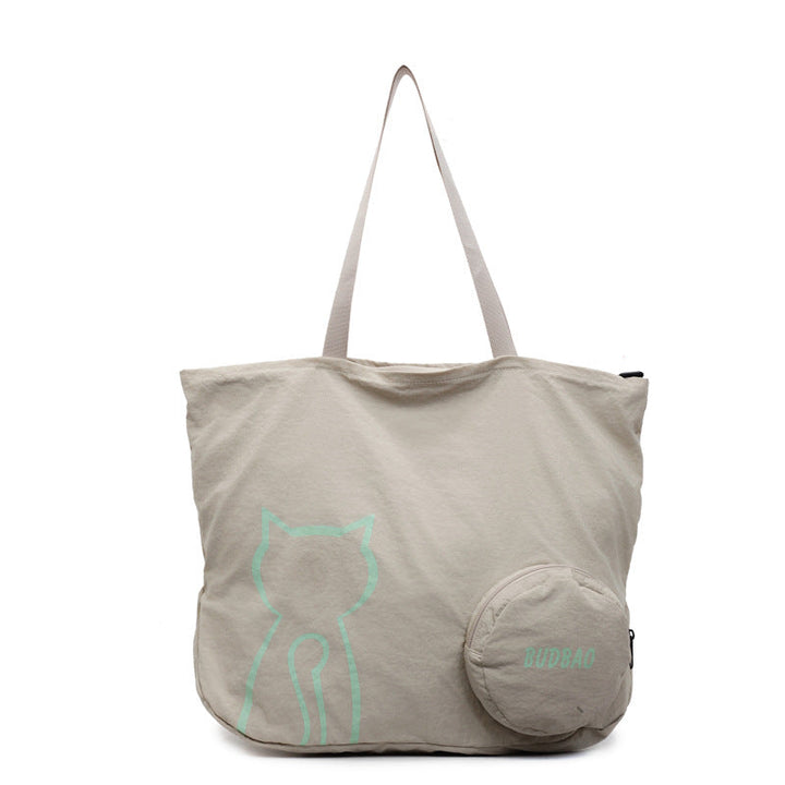 Tote bag with stylish cat design and generous storage space Kalsten