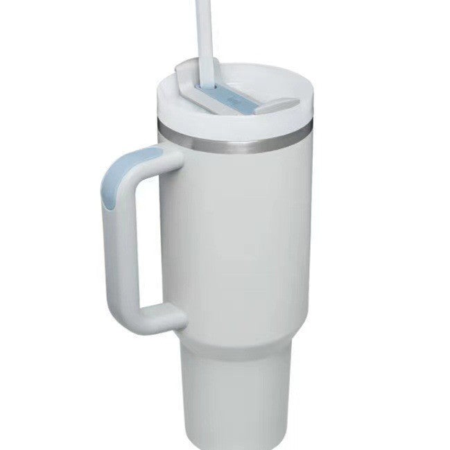 Ladies Insulated Mug with Handle and Practical Straw Kalsten