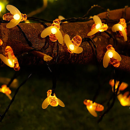 BowLift | Outdoor Solar Bees Waterproof LED Lights Festival Party Decoration String Lights