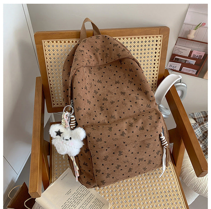 Cute Decorative Pattern School Backpack