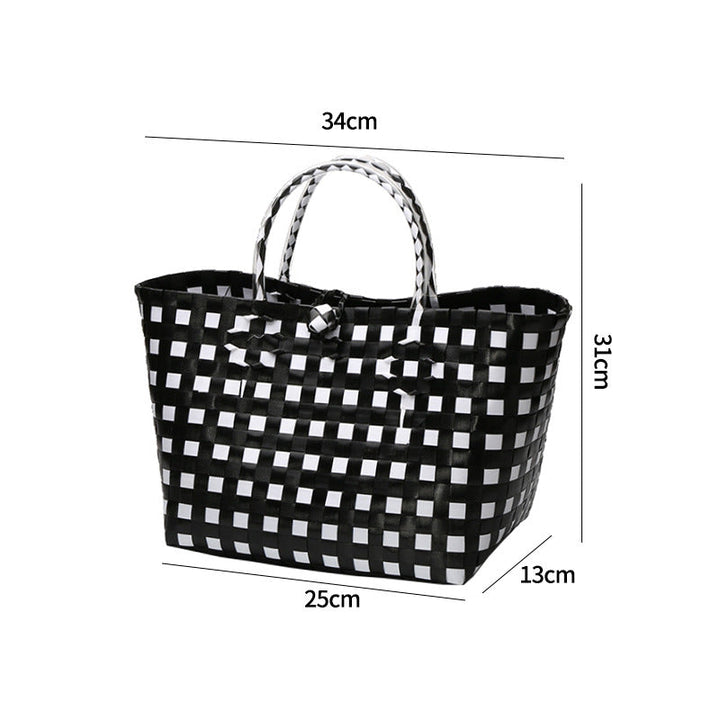 Large Capacity Woven Shopping Tote Kalsten