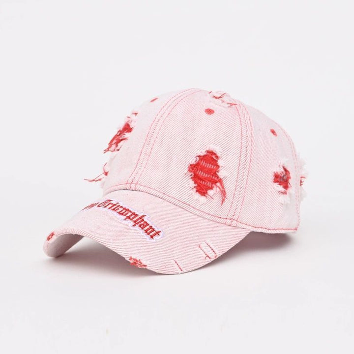 Women's Distressed Denim Cap Kalsten