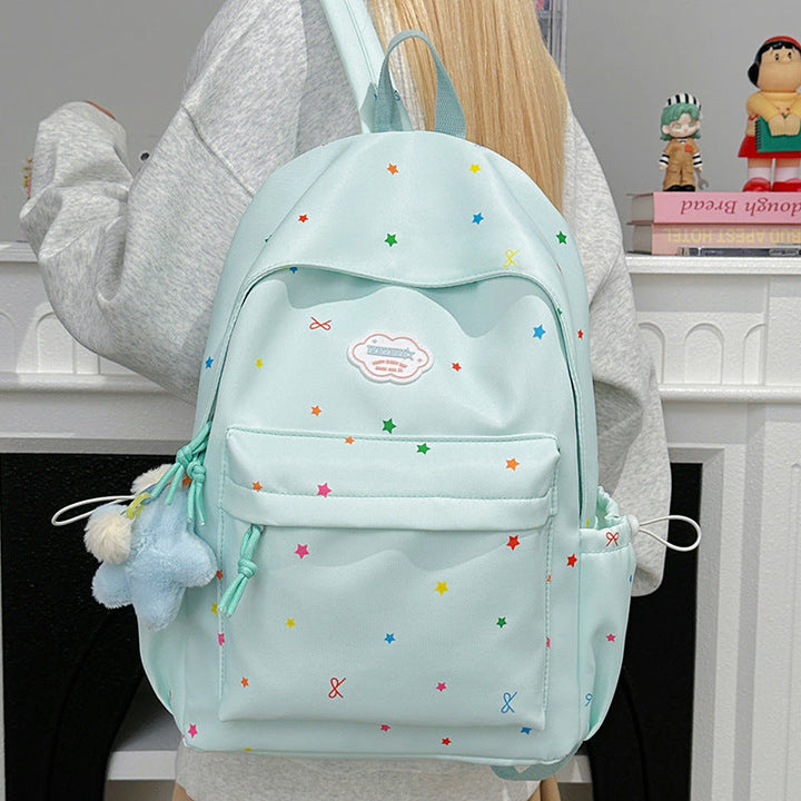 Star Patterned Casual Backpack Kalsten