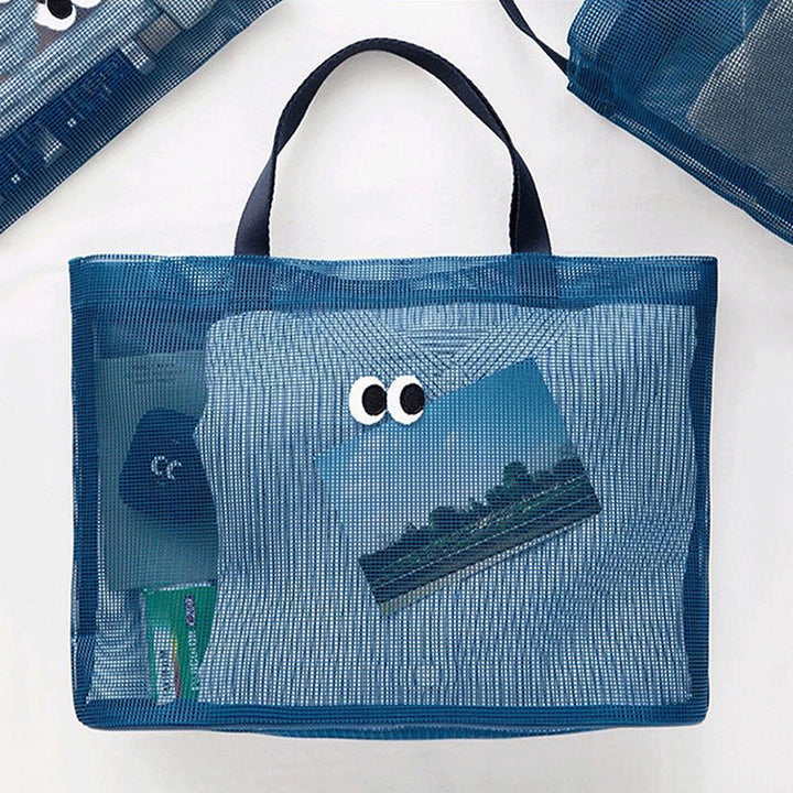 Practical beach bag with mesh structure Kalsten