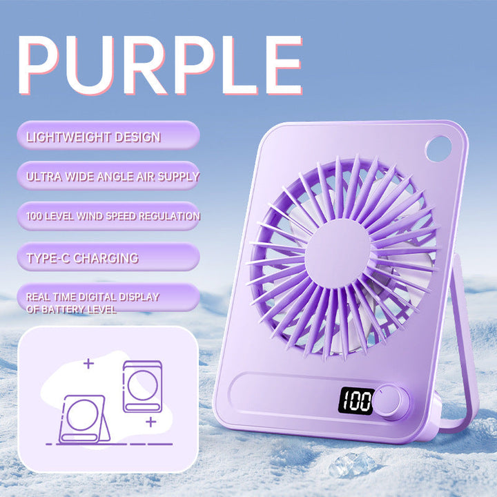 Women portable fan with digital speed control Kalsten