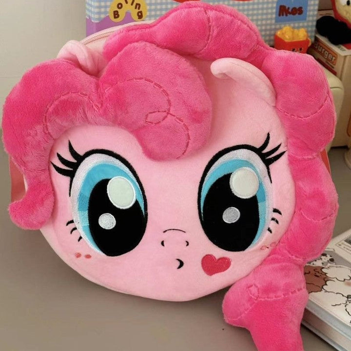 Plush shoulder bag with character design Kalsten