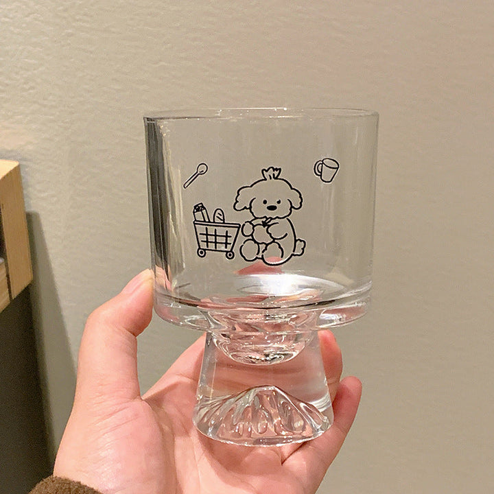 Drinking glass with lovingly designed animal motifs Kalsten