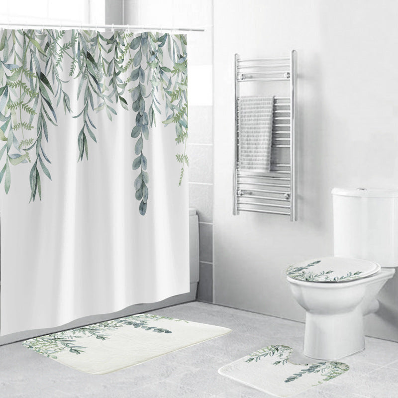 Floral-Patterned Bathroom Accessory Set Kalsten