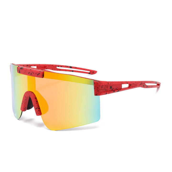 Unisex Sporty Oversized Shield Sunglasses Kalsten