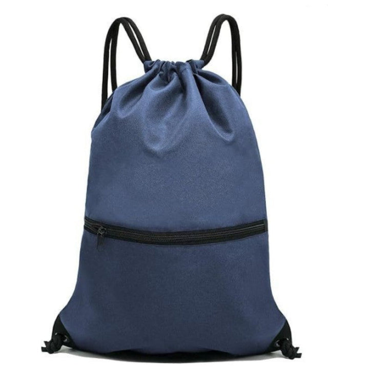 Sporty drawstring bag with zippered pockets Kalsten