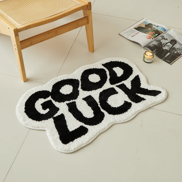 Quirky Text Welcome Mat