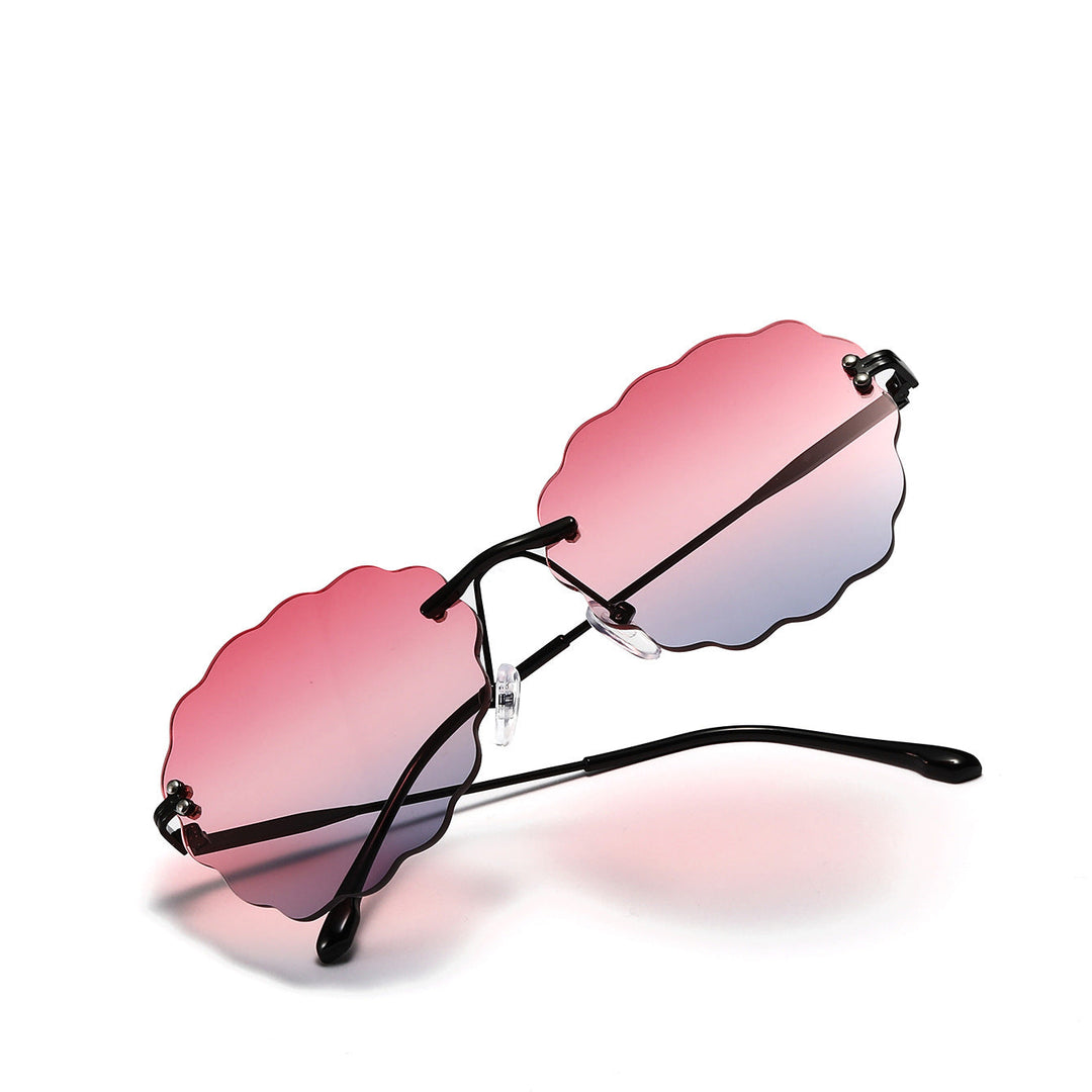 Ladies fashionable sunglasses in unique flower frame Kalsten
