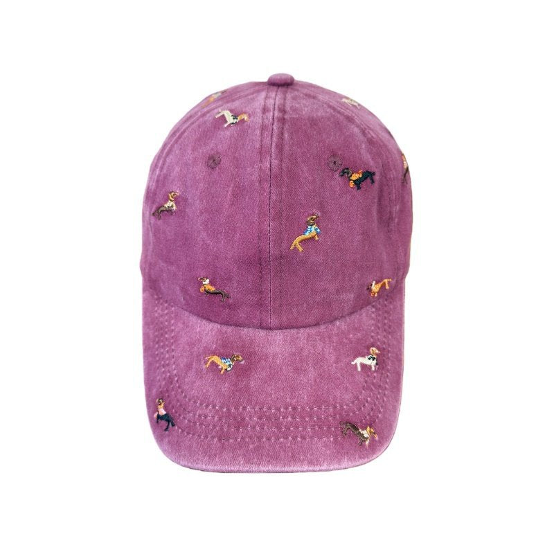 Unisex Embroidered Dog-Themed Baseball Cap Kalsten