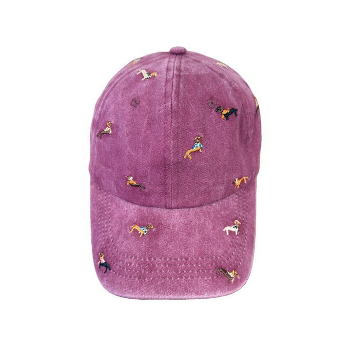 Unisex Embroidered Dog-Themed Baseball Cap Kalsten
