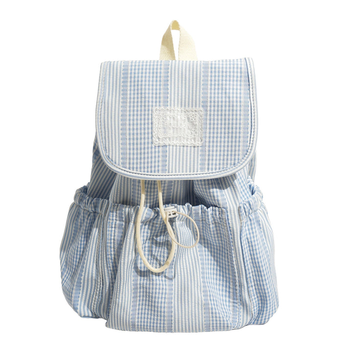 Retro Patterned Casual Backpack