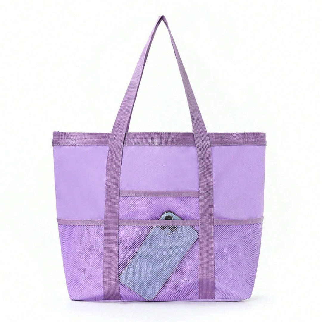 Padded shopping bag with side mesh pockets Kalsten