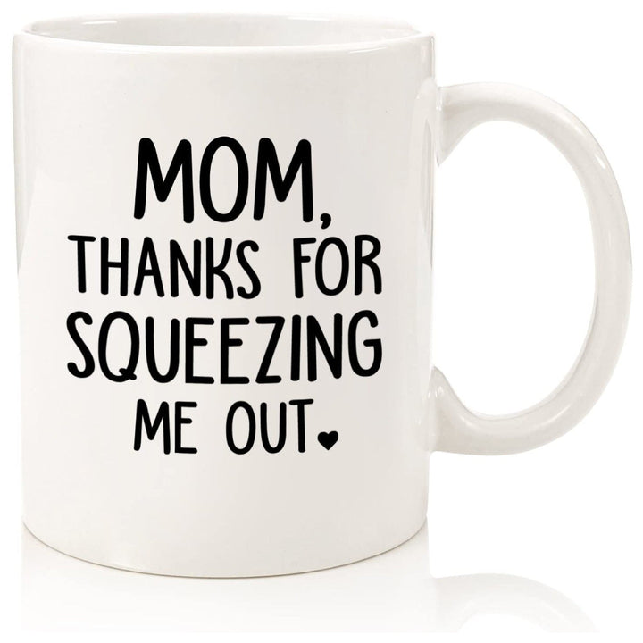 Ceramic Novelty Mother'S Day Coffee Mug With Tall Straight Walls Large C-Handle Sublimation Print