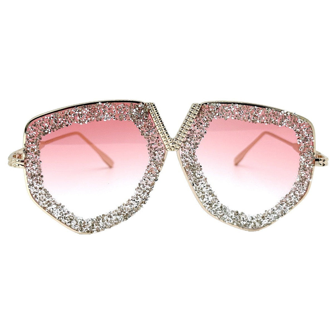Ladies luxurious sunglasses with glamorous rhinestone frame Kalsten