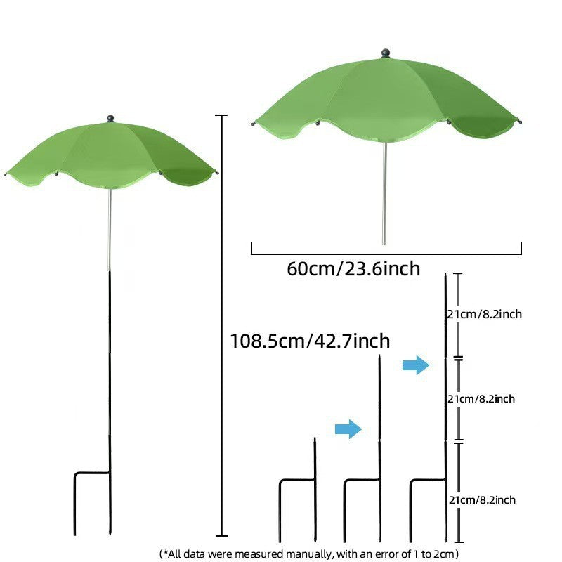 Women's sun protection umbrella with flexible tripod Kalsten
