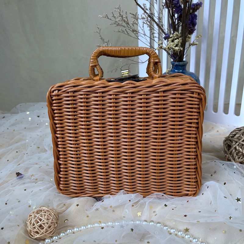 Women classic rattan handbag Kalsten