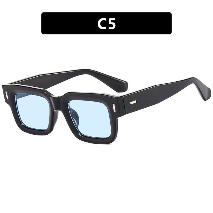 Ladies stylish square sunglasses with eye-catching leopard print Kalsten