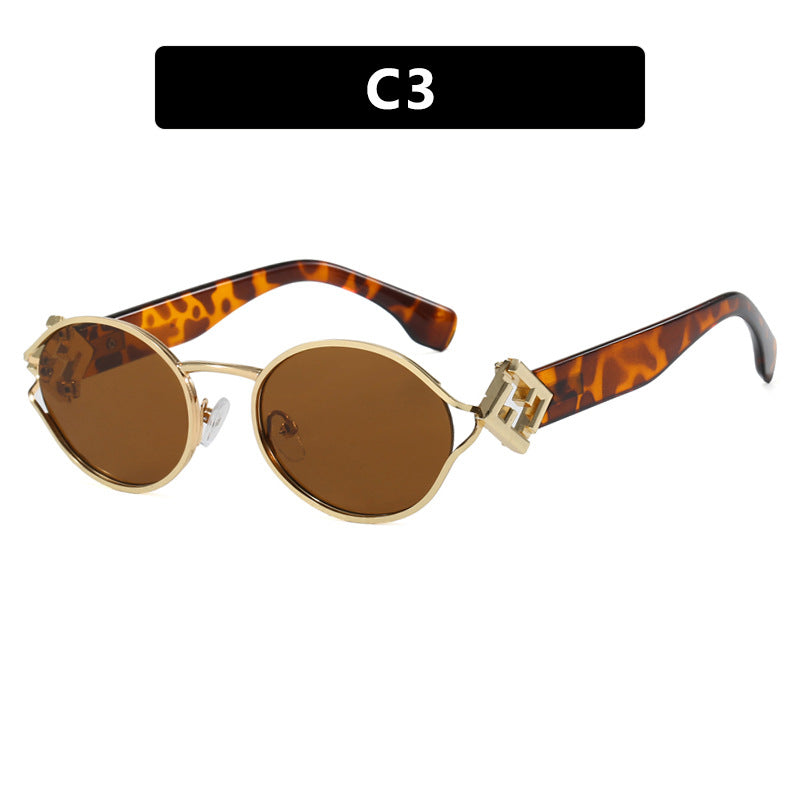 Ladies fashionable sunglasses with elegant metal frame and UV protection Kalsten