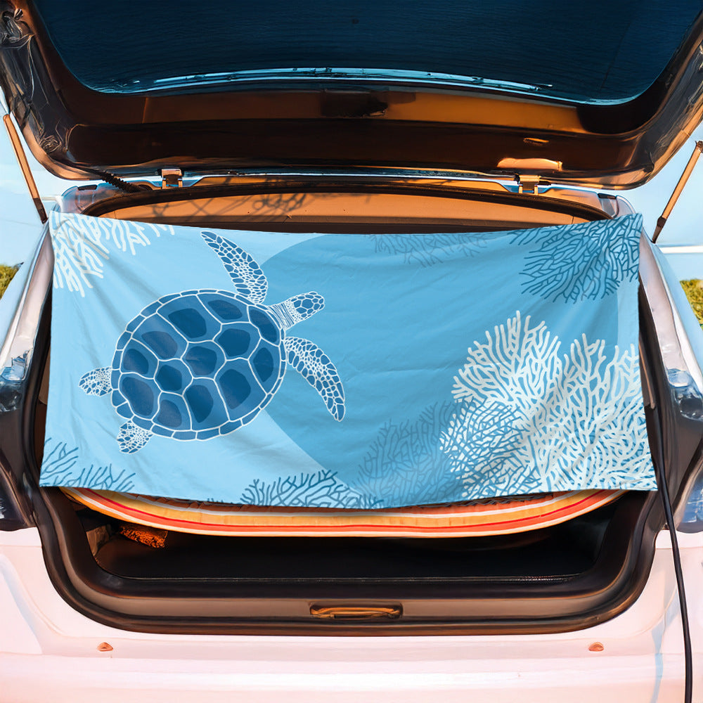 Beach blanket with cheerful summer motif Kalsten