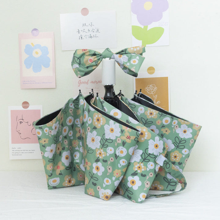 Women's Foldable Umbrella with Colorful Floral Patterns Kalsten