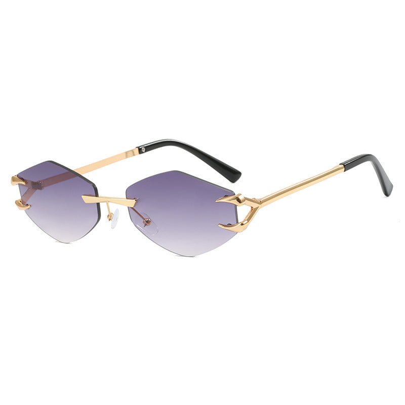 Women's geometric designer sunglasses with outstanding metal frame Kalsten
