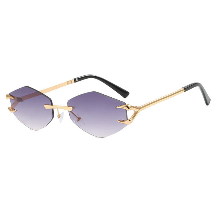 Women's geometric designer sunglasses with outstanding metal frame Kalsten