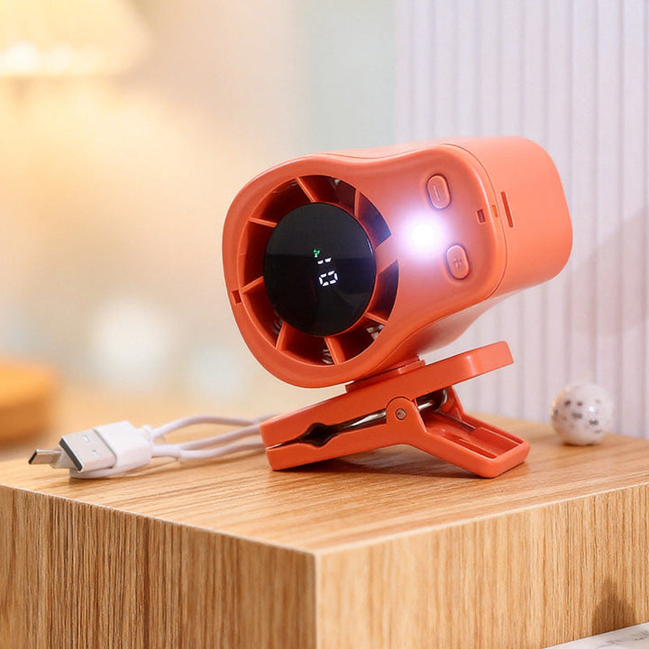 Women's Portable USB Mini Fan with Folding Clip Kalsten