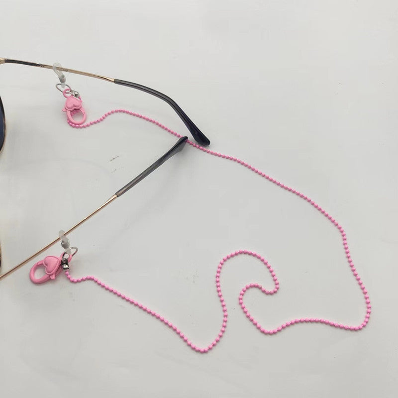 Fashionable glasses chain with heart pendant Kalsten