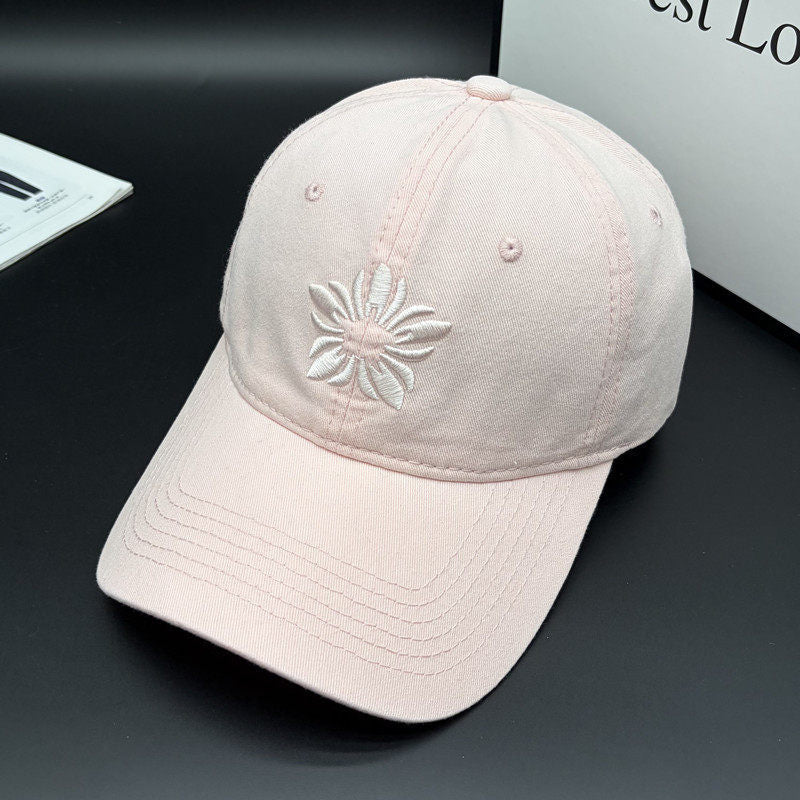 Women's Embroidered Cotton Adjustable Cap Kalsten