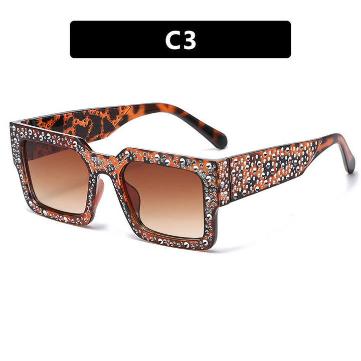 Women's extravagant sunglasses with sparkling accent Kalsten