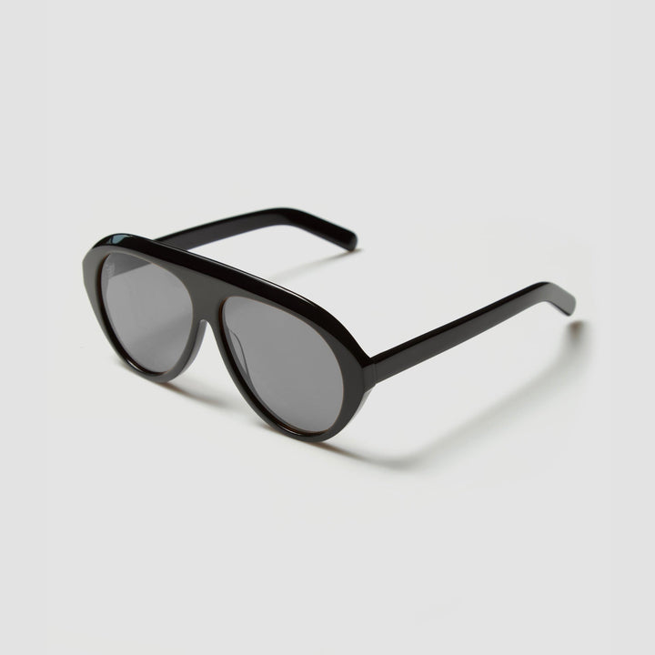 Women's Statement Sunglasses with Wide Frame and Green Lenses Kalsten
