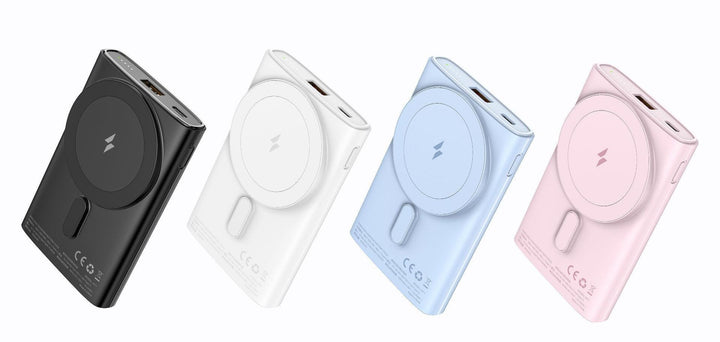 Portable high-performance power bank with integrated cable management Kalsten