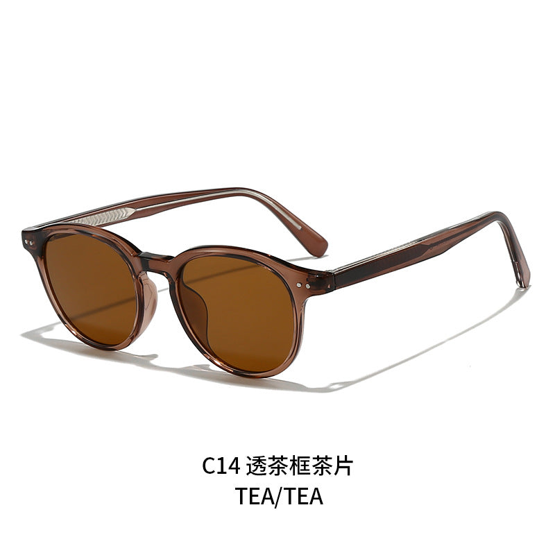 Women's round fashionable sunglasses with UV protection Kalsten