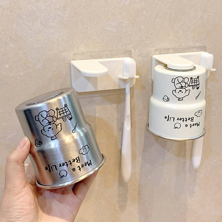 Wall-mounted toothbrush holder made of stainless steel Kalsten