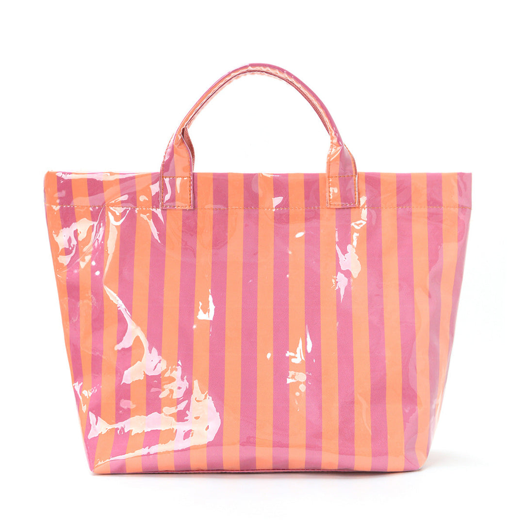 Beach bag with colorful check pattern and water-repellent coating Kalsten
