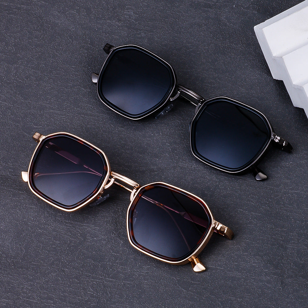 Ladies stylish sunglasses in modern octagonal design with high-quality polarized lenses Kalsten