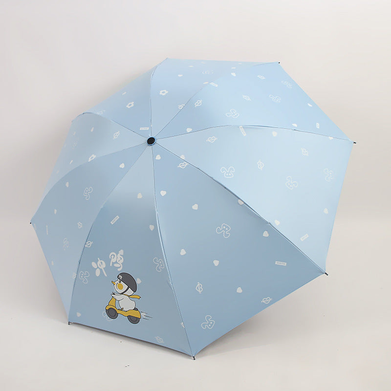 Women’s Folding Umbrella with Playful Animal Design Kalsten