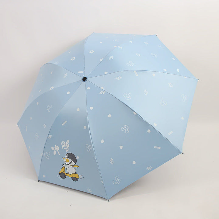 Women’s Folding Umbrella with Playful Animal Design Kalsten