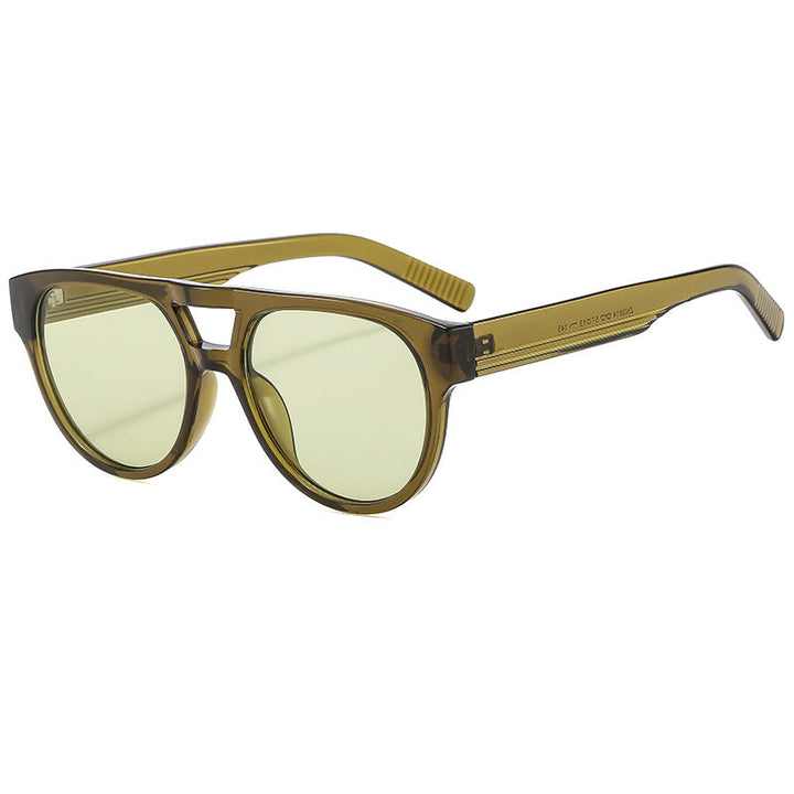 Ladies fashionable cat-eye sunglasses in elegant tortoise look Kalsten