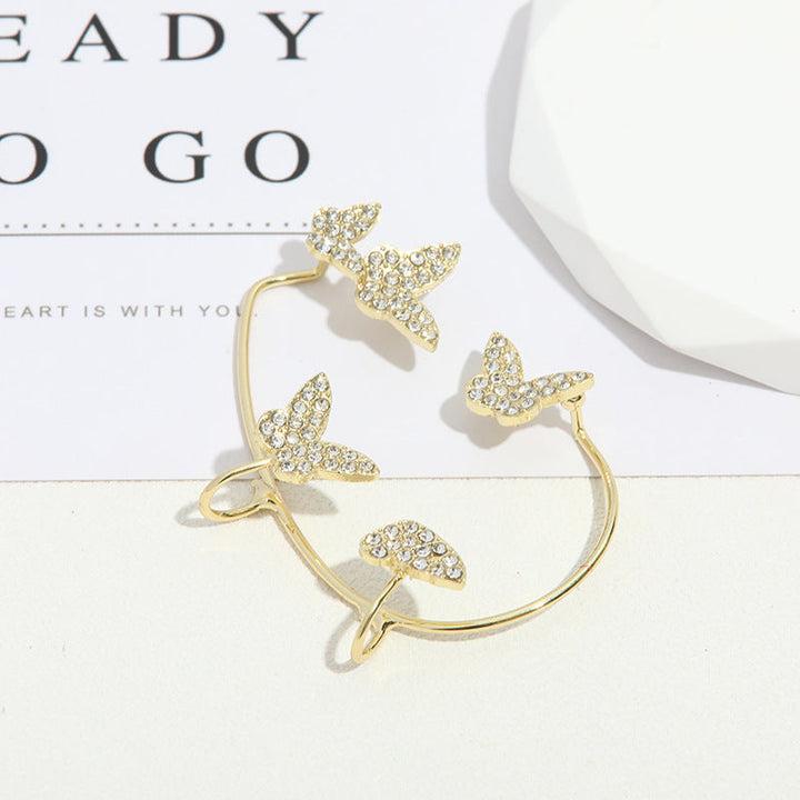 Rhinestone Butterfly Hair Clip Kalsten